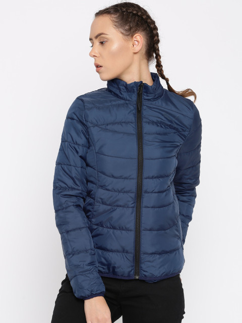 

Puma Women Blue Solid PWRWarm X packLITE 600 Down W Padded Jacket