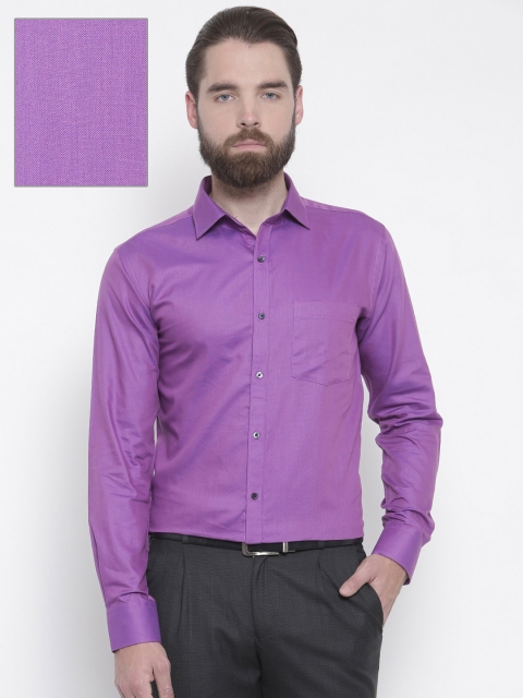 

Park Avenue Men Purple Slim Fit Solid Formal Shirt