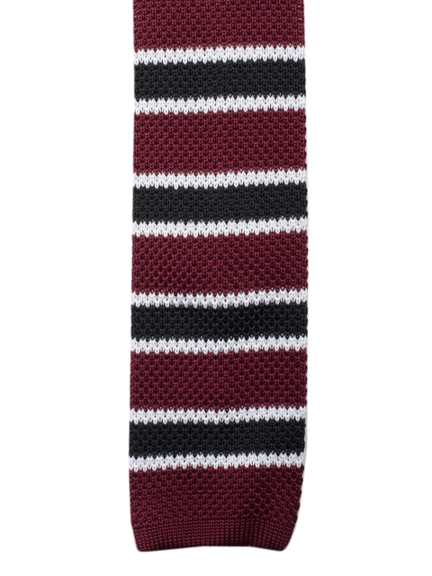 

Tossido Maroon Woven Tie