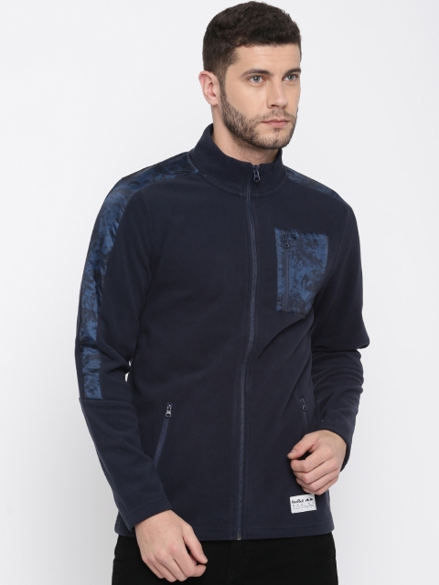 

Puma Men Navy Blue Solid RBR T7 Track Sporty Jacket