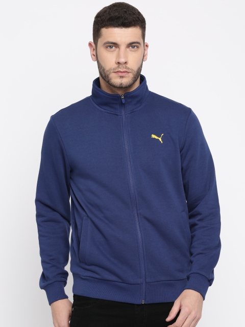 

Puma Men Blue Solid Sweatshirt