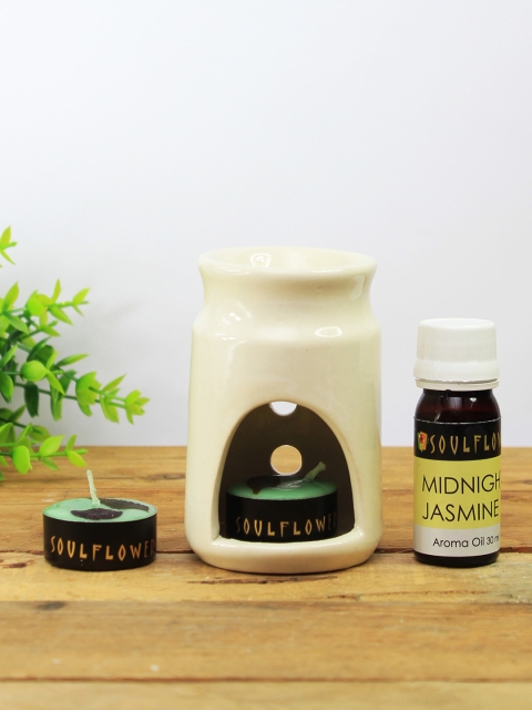 

Soulflower White Midnight Jasmine Aroma Oil Diffuser 30 ml