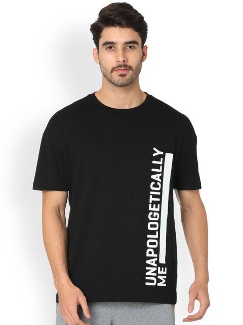 

One8 x PUMA Men Black Printed Round Neck T-shirt