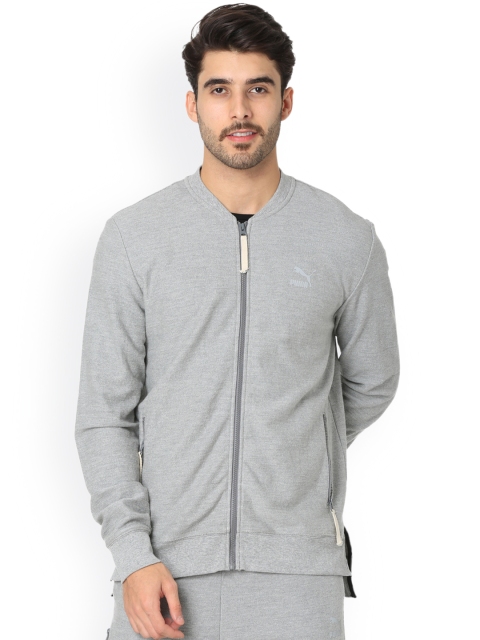 

one8 x PUMA Men Grey Solid Sporty Jacket