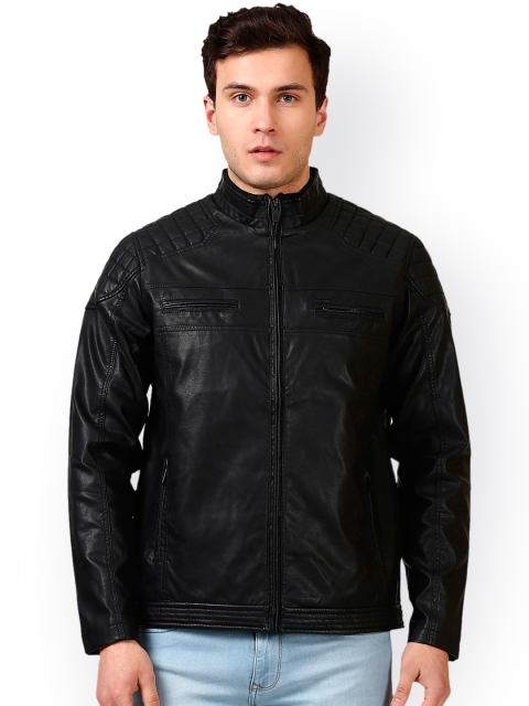 

Parx Men Black Solid Tailored Jacket