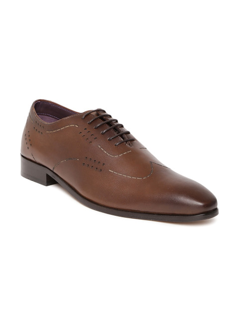 

Luxure by Louis Philippe Men Brown Leather Semiformal Shoes