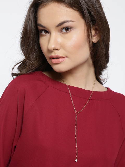 

OOMPH Gold-Toned Lariat Necklace