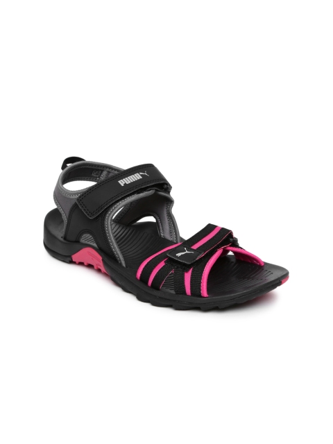 

Puma Women Black Comfy DP Sports Sandals, Purple