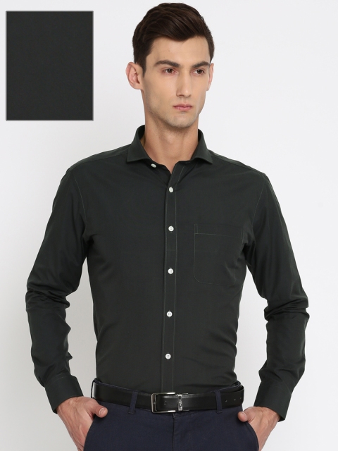 

Raymond Men Black Slim Fit Solid Formal Shirt