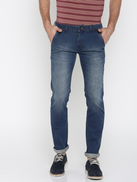 

Park Avenue Men Blue Tapered Fit Low-Rise Clean Look Stretchable Jeans