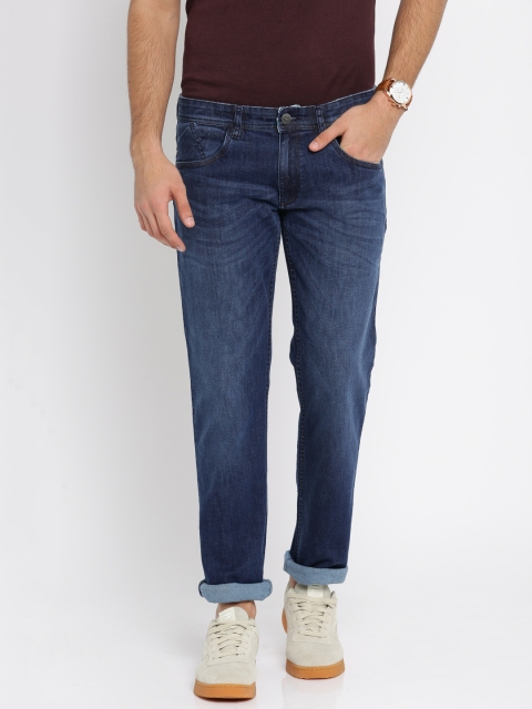 

Park Avenue Men Blue Tapered Fit Low-Rise Clean Look Stretchable Jeans