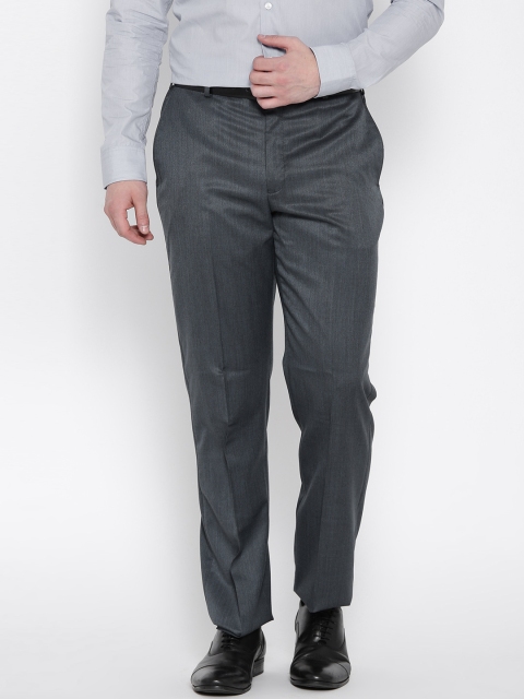 

Park Avenue Men Blue Slim Fit Solid Formal Trousers