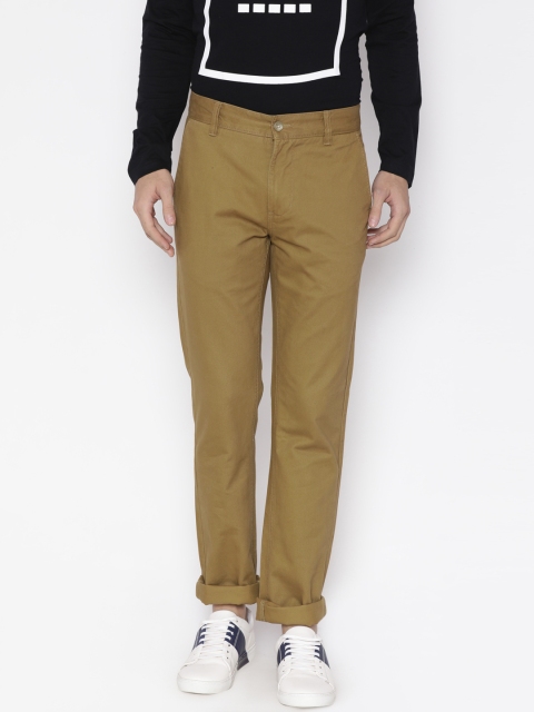 

Parx Men Khaki Slim Fit Solid Chinos