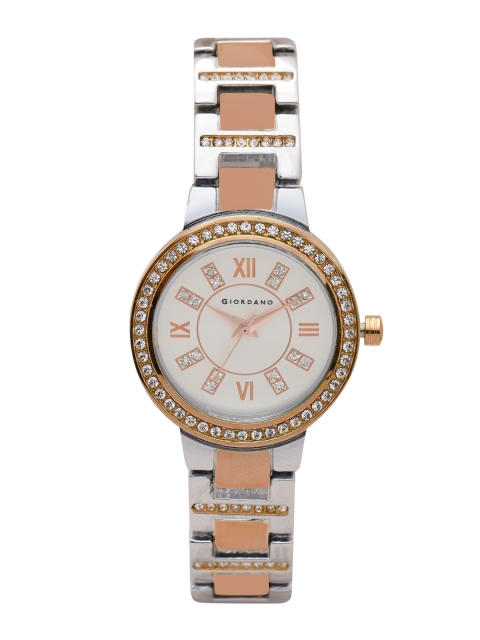 

GIORDANO Women Silver-Toned Analogue Watch 6412-66