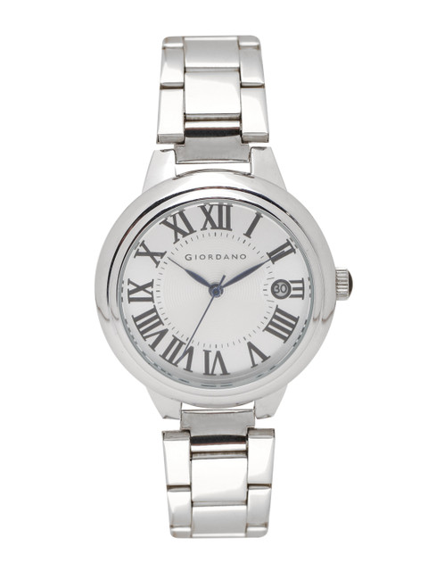 

GIORDANO Women Silver-Toned Analogue Watch A2034-11