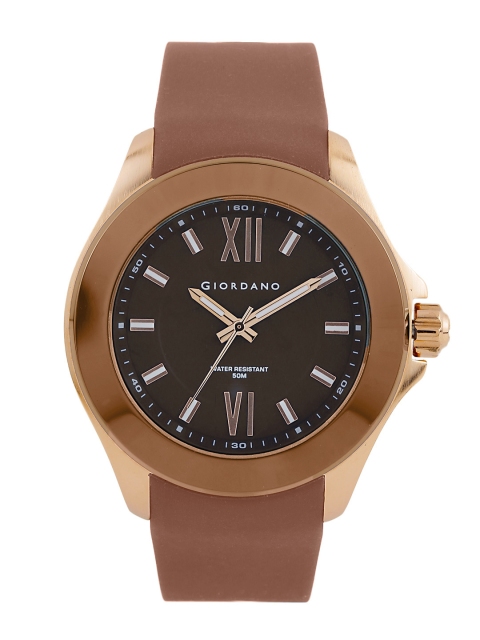 

GIORDANO Men Coffee Brown Analogue Watch FA1036-02