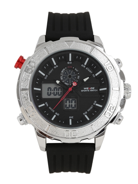 

WEIDE Men Black Analogue and Digital Watch UV1608-1C