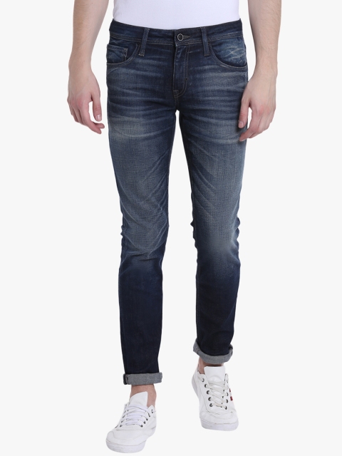 

Antony Morato Men Blue Slim Fit Mid-Rise Clean Look Jeans