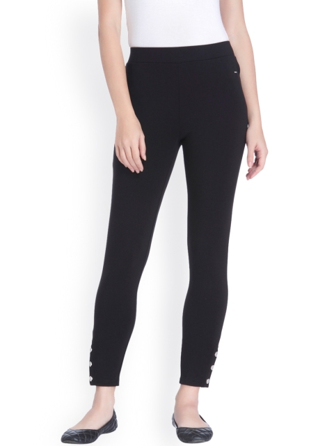 

ONLY Women Black Solid Trousers