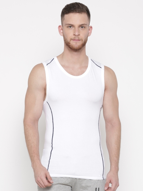 

Jack & Jones White Innerwear Vest 1955211001