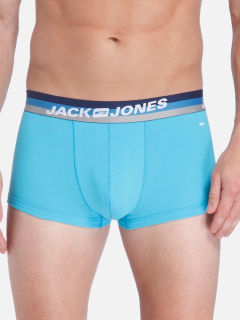 

Jack & Jones Men Blue Solid Brazilian Trunks 1955231001