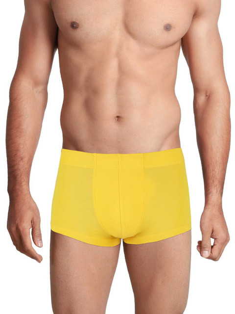 

Jack & Jones Men Yellow Solid Trunks 1955225006