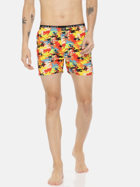 

Jack & Jones Men Multicoloured Printed Boxer 1954492001, Multi