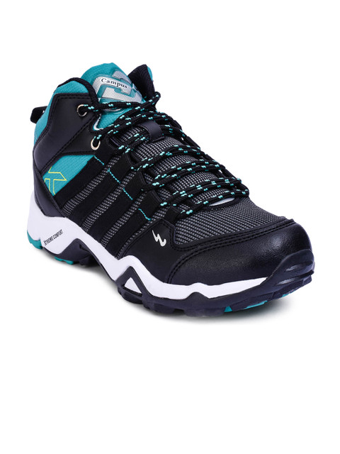 

Campus Men Black & Blue Running Shoes