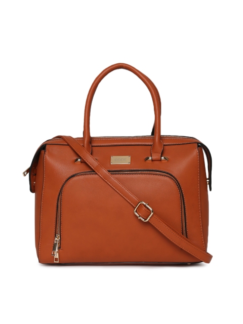

CODE by Lifestyle Tan Brown Solid Shoulder Bag