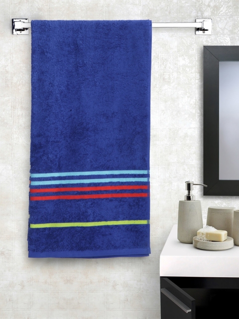 

Portico New York Navy Blue Cotton 550 GSM Bath Towel