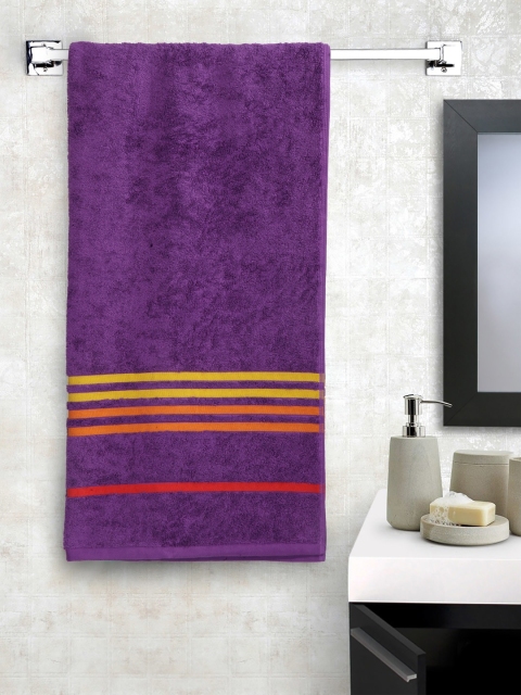 

Portico New York Purple Cotton 550 GSM Bath Towel