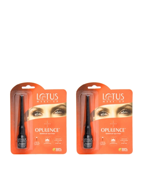 

Lotus Herbals Sustainable Set of 2 Make-Up Opulence Botanical Eyeliners, Black