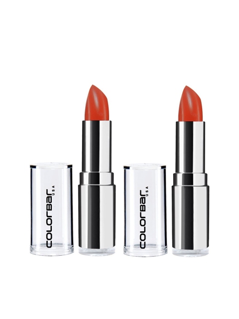 

Colorbar Set of 2 Velvet Matte Obsessed Orange Lipsticks 60 OR