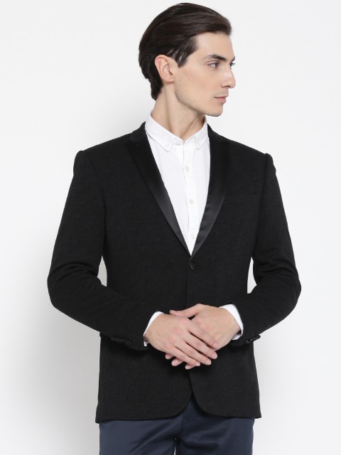 

Arrow Black Single-Breasted Party Blazer