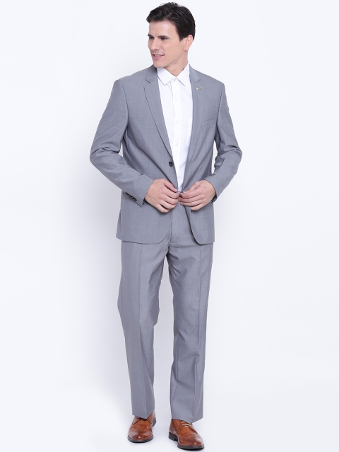 

Arrow Men Grey Tailored Fit Single-Breasted Formal Suit