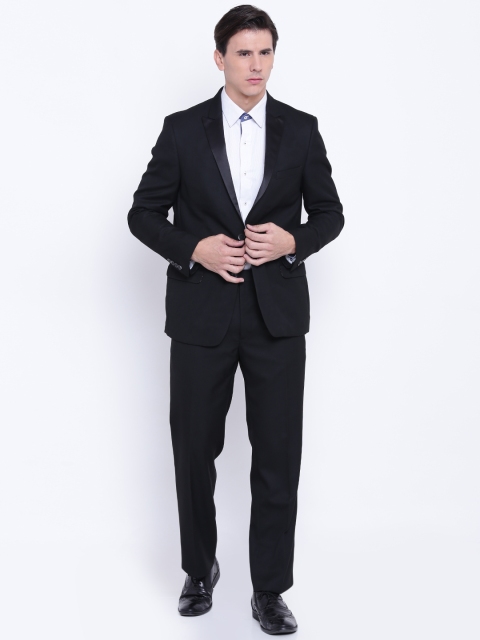 

Arrow Black Tailored Fit Single-Breasted Formal Suit
