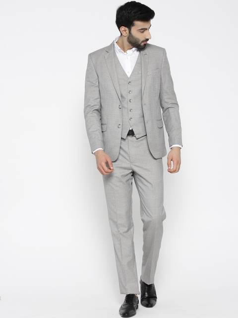 

Arrow Grey Tailored Fit Single-Breasted Formal Suit