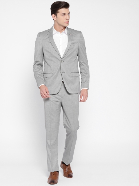 

Arrow Men Grey Body Tailored Fit Single-Breasted Formal Suit