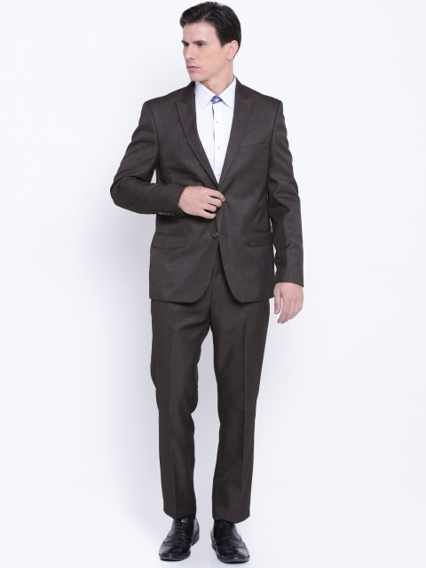

Arrow Brown Body Tailored Fit Single-Breasted Formal Suit