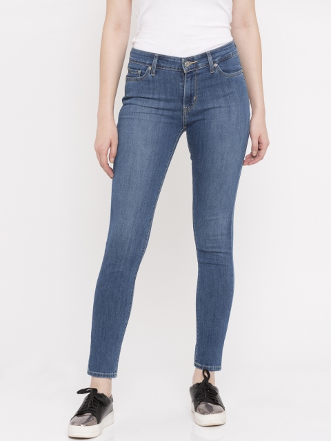 

Levis Women Blue Skinny Fit Mid-Rise Clean Look Stretchable Jeans
