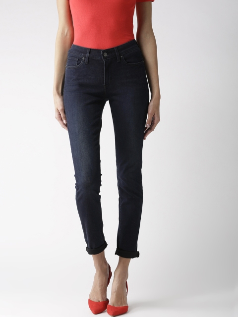 

Levis Women Navy Blue Skinny Fit Mid-Rise Clean Look Stretchable Jeans 711