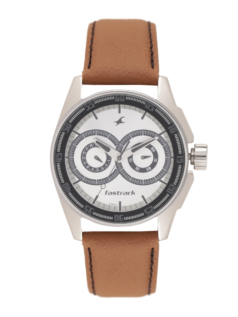 

Fastrack Men Silver-Toned Dial Watch NF3089SL07