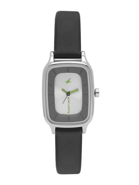 

Fastrack Women Silver-Toned Dial Watch 6121SL01