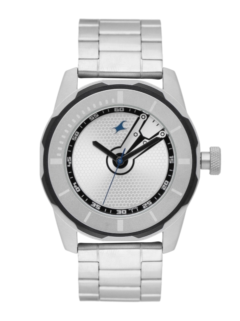 

Fastrack Men Silver-Toned Printed Analogue Watch NG3099SM01C