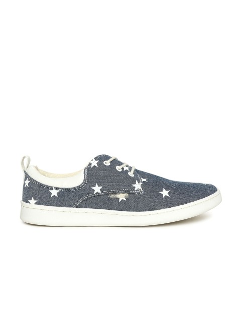 

Jack & Jones Men Blue Printed JJ STAR Sneakers