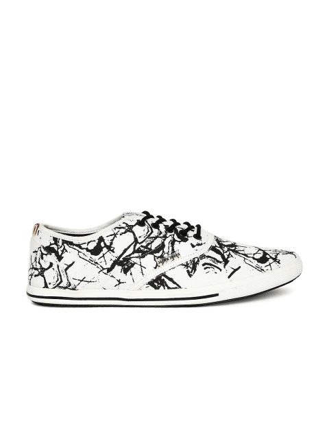 

Jack & Jones Men White Printed Sneakers