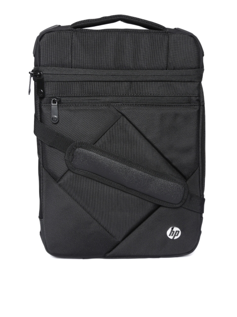

HP Unisex Black Solid Laptop Bag with Detachable Sling Strap