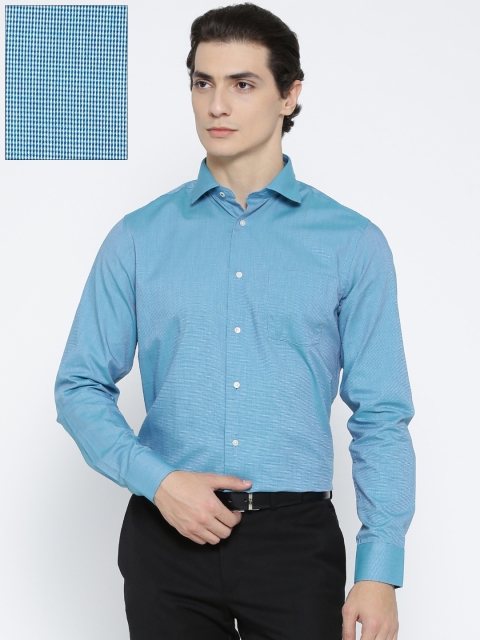

Blackberrys Men Blue Slim Fit Solid Formal Shirt