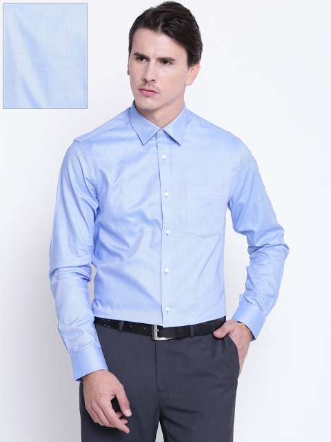 

Blackberrys Men Blue Slim Fit Solid Formal Shirt