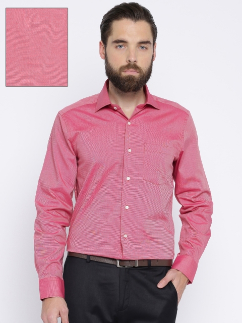 

Blackberrys Men Pink Slim Fit Solid Formal Shirt